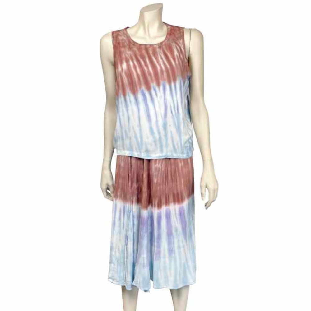 Chaser 2 Piece Tie Dye Skirt &‎ Sleeveless Top